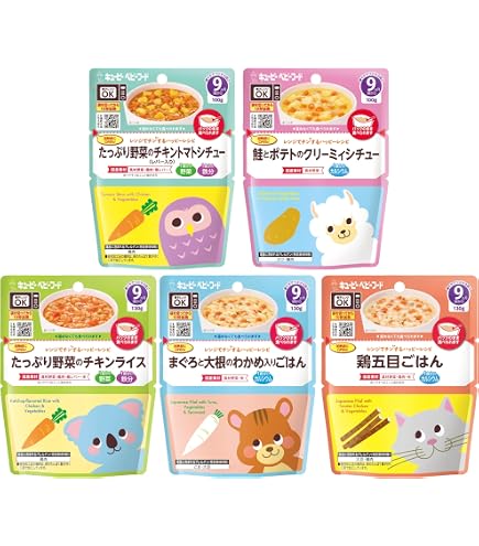 【r】キューピー ベビーフード 12か月　14食x6セット＋17食セット Amazon | キユーピー ベビーフード にこにこボックス4種セット 7ヵ月頃
